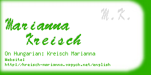 marianna kreisch business card